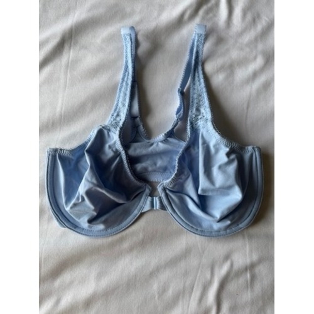 Wacoal Front Close Underwire‎ Bra Blue 32D Coquette Balletcore Minimalist